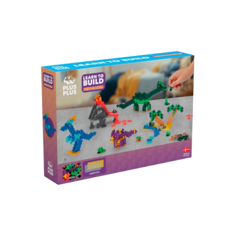 Set constructie Plus-Plus, 600 piese, Invata sa construiesti dinozauri - imagine 9